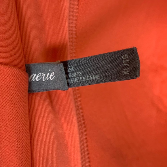 SOLD—Aerie Coral Floral Crochet Bandeau Bikini Top - Picture 5 of 5